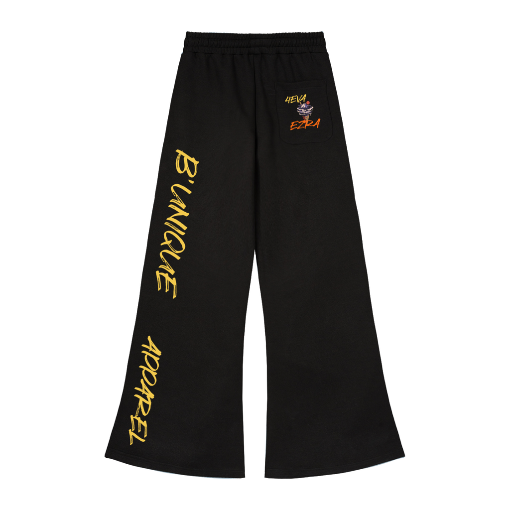 Wide Leg 4EVA EZRA UNIQUE ICE CREAM Drawstring Sweatpants
