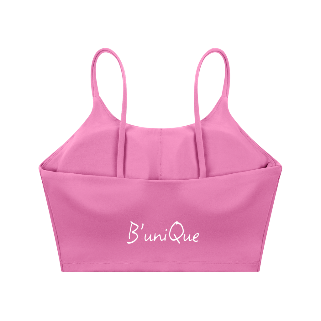Women's Spaghetti Strap  UniQue Butterfly Skullhead Yoga Sports Bra