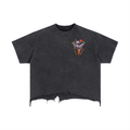 Vintage Distressed 4EVA EZRA UNIQUE ICE CREAM Hem T-Shirt