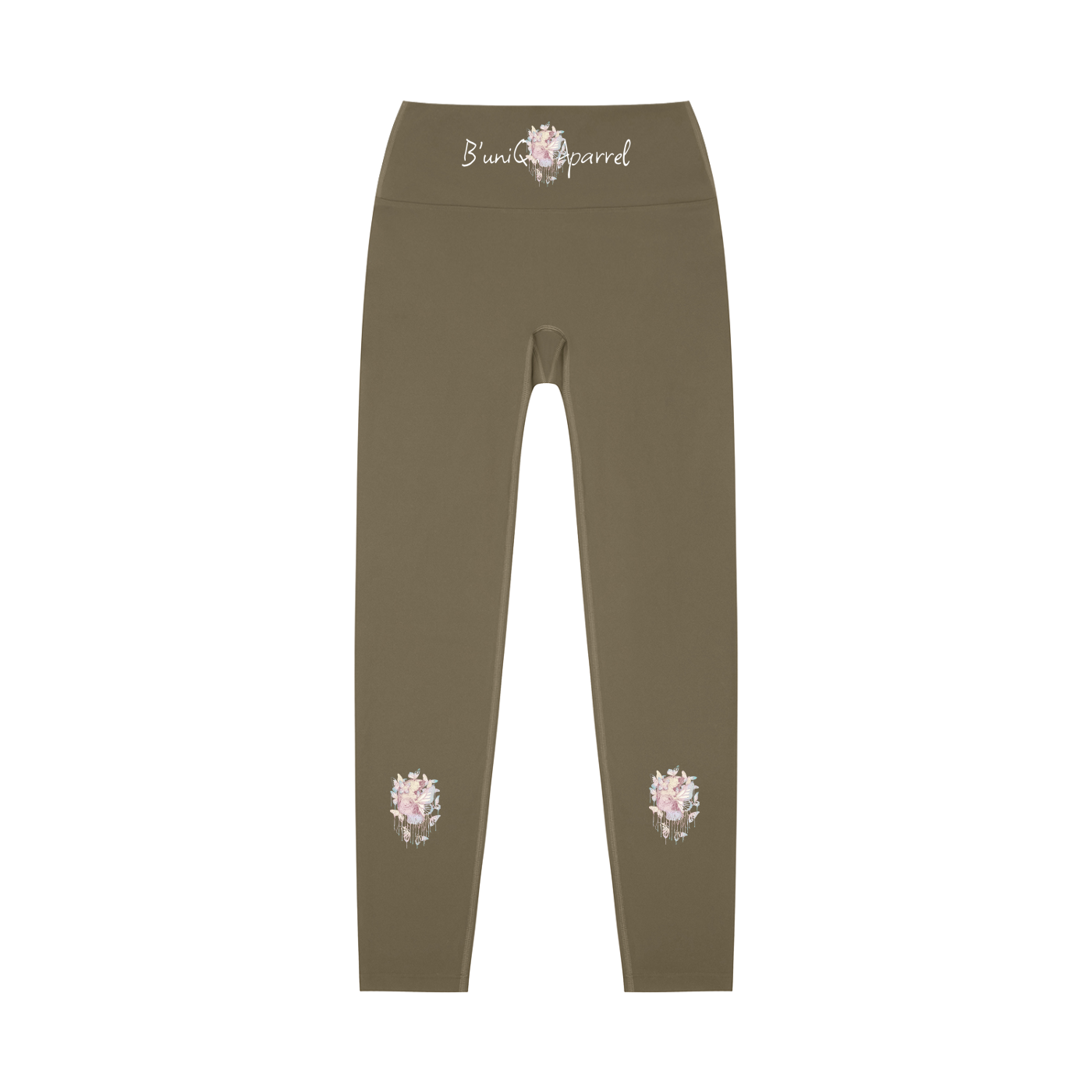 Women's High-Waisted UniQue Butterfly SkullHead Yoga Leggings