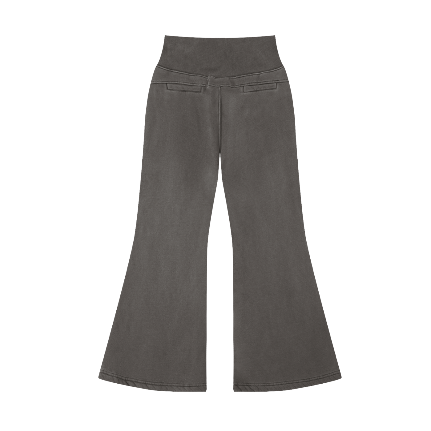Women's Vintage Washed Flared Fleece Pants