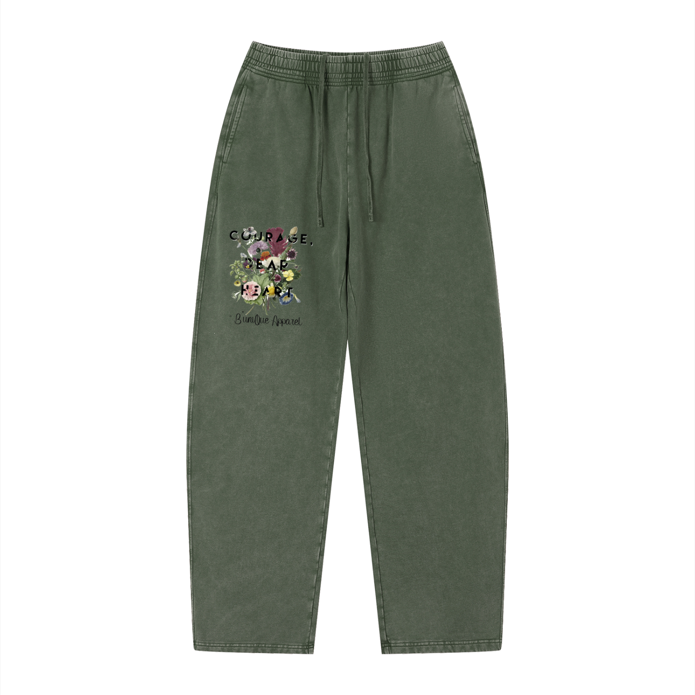 Unisex Vintage Wash Loose B'uniQue Sweatpants