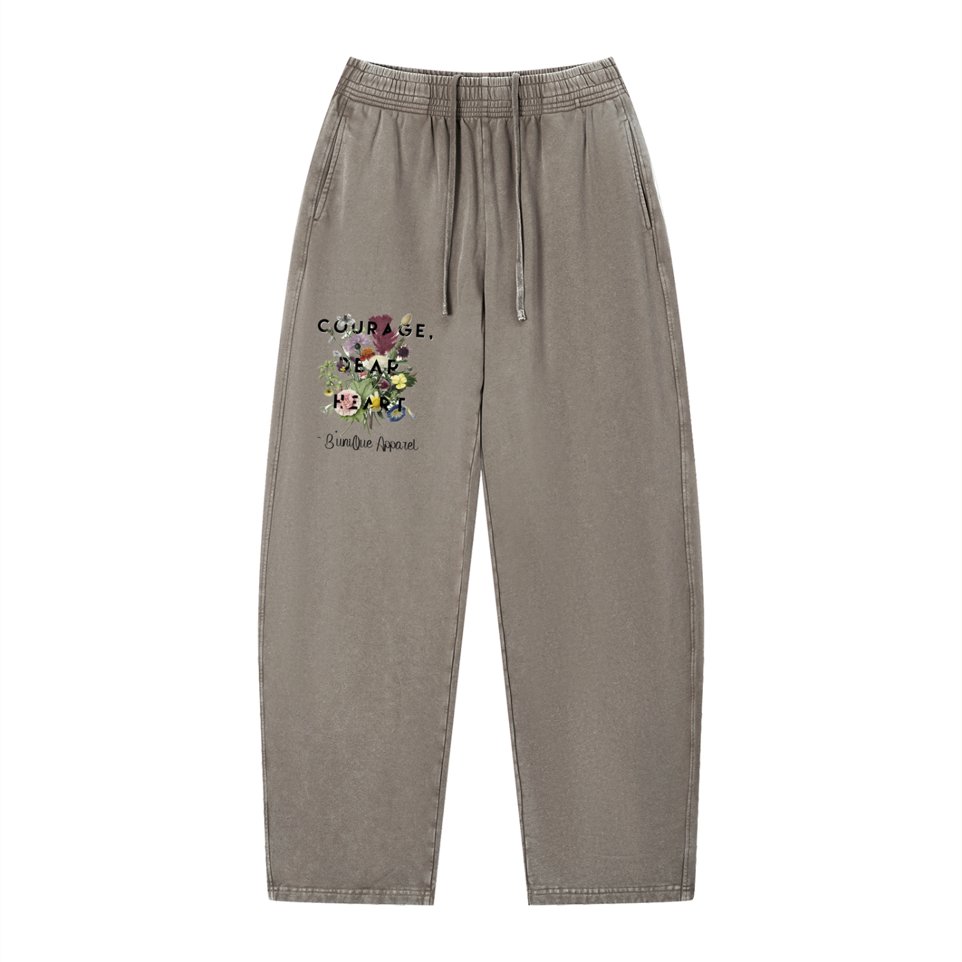 Unisex Vintage Wash Loose B'uniQue Sweatpants