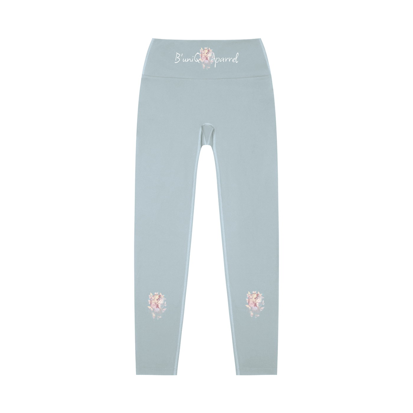 Women's High-Waisted UniQue Butterfly SkullHead Yoga Leggings